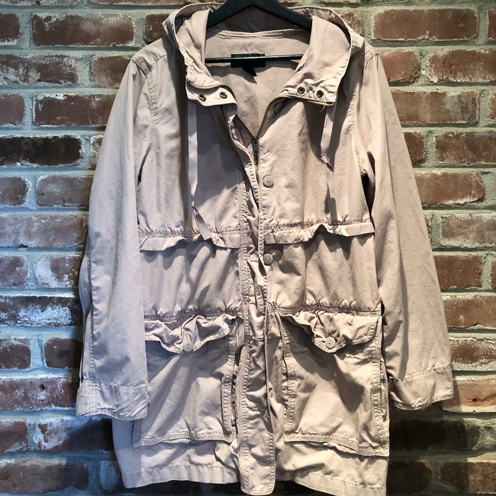 Tan/ Khaki Parka w/ Hood
